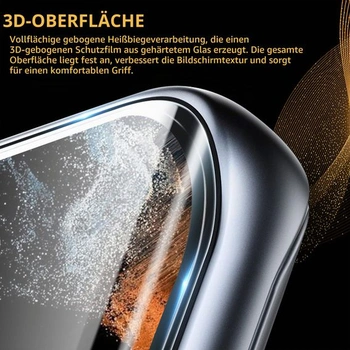 Ochranné tvrzené sklo pro Samsung Galaxy S22 Ultra (3 ks), kompatibilní s otisky prstů, tvrdost 9H,