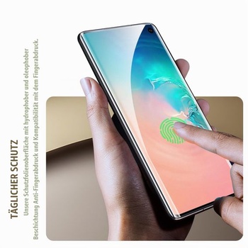 Ochranné tvrzené sklo pro Samsung Galaxy S10 5G (6,1 palce), balení 3 ks, odolné proti otiskům