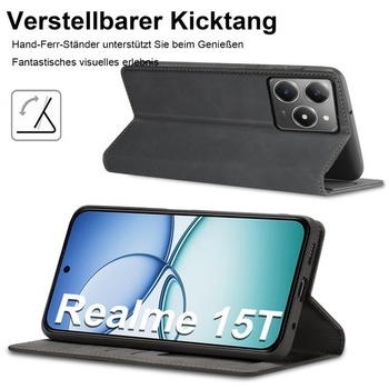 2025 Nové puzdro na telefón pre Xiaomi 15T Kožené puzdro s ochranou obrazovky [3 sloty na karty]
