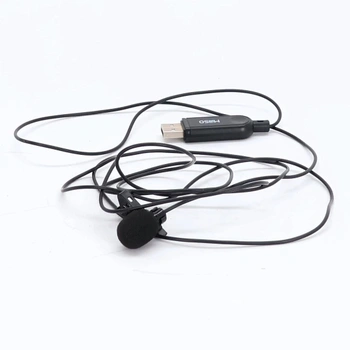 MillSO Mini USB PC mikrofón USB lavalier všesmerový kondenzátorový mikrofón s 2M káblom pre PC,