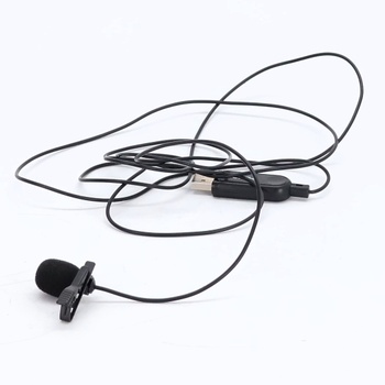 MillSO Mini USB PC mikrofon USB lavalier všesměrový kondenzátorový mikrofon s 2M kabelem pro PC,