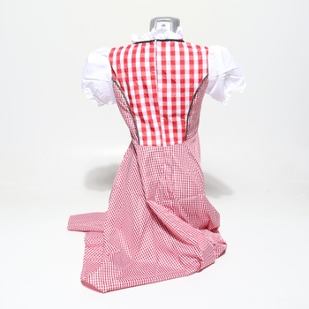 Dámsky kostým dirndl na Oktoberfest, kostým slúžky, kostým nemeckého pivného festivalu, bavorské