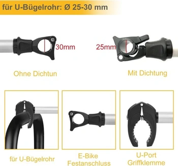 Držák rámu pro nosiče kol Teov délka 25 cm