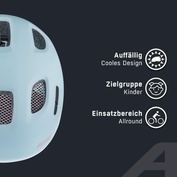 ALPINA Ximo 2 L.E. - Ľahká, bezpečná a nerozbitná cyklistická prilba s voliteľným LED svetlom, pre