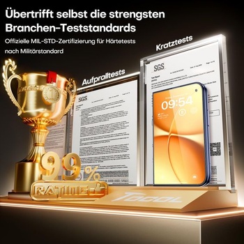 Ochranné tvrdené sklo TOCOL pre iPhone Duo 5,4 palca, jednoduchá inštalácia, priehľadné iPhone Duo