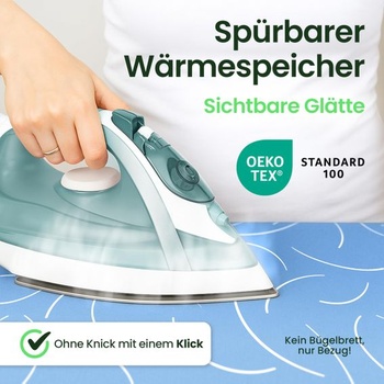 Poťah na žehliacu dosku SimplySmooth Premium 150x50 I OEKOTEX100 I Vyrobené v Nemecku I Poťah na
