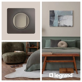 LEGRAND - Kryt Céliane – Kryt pro zásuvky a vypínače Céliane – 1 poloha – Storm Blue