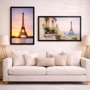 Abio fotorámik 28x35cm čierny MDF akrylový sklenený fotorámik plagátový rámček na fotografie