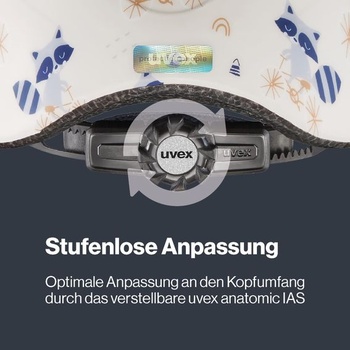 Uvex Kid 2 cc - Ľahká detská helma - individuálne nastaviteľná veľkosť - rozšíriteľná s LED
