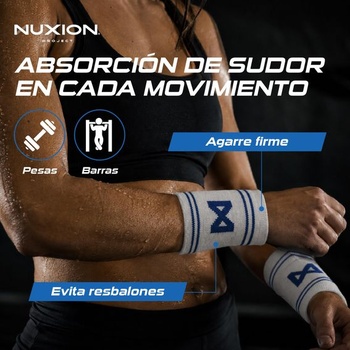 Zápästné bandáže NUXION CrossFit z elastickej tkaniny, savé a pevné, pre CrossFit, kalisteniku a