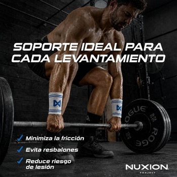 Zápästné bandáže NUXION CrossFit z elastickej tkaniny, savé a pevné, pre CrossFit, kalisteniku a