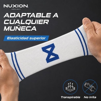 Zápästné bandáže NUXION CrossFit z elastickej tkaniny, savé a pevné, pre CrossFit, kalisteniku a