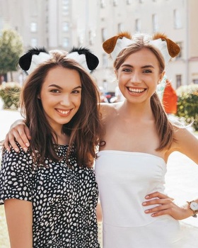 Ručne vyrobená plyšová čelenka pre psov, čelenka pre dalmatína, cosplay doplnok na Halloween,