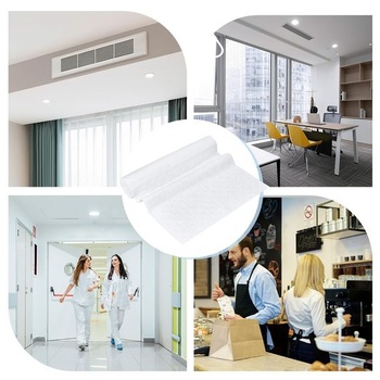 PH PandaHall 78,7x15,7 palca biely vzduchový filter materiál prírodná bavlna umývateľný ventilačný