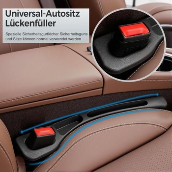 Háčiky na autosedačku, 6 cm x 3,5 cm, 2 kusy, čierne, PU materiál, univerzálny úchyt na autosedačku