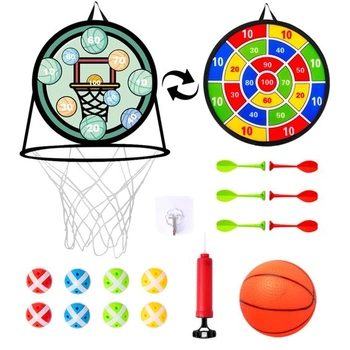 Terč pre deti, terč so stojanom na basketbalovú loptu,…