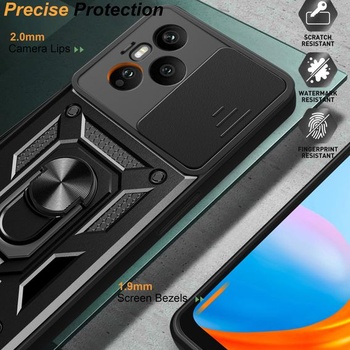 Puzdro pre Honor 400 Pro s posuvným krytom fotoaparátu [Ochrana fotoaparátu] [Krúžkový stojan]