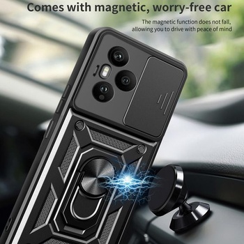 Puzdro pre Honor 400 Pro s posuvným krytom fotoaparátu [Ochrana fotoaparátu] [Krúžkový stojan]