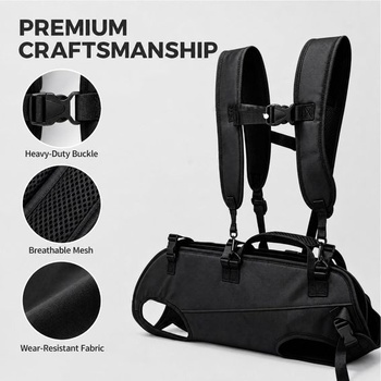 Pomůcka pro přenášení psů, přepravka pro psy o hmotnosti 12-15 kg, rehabilitační postroj na