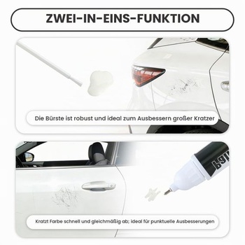 2 ks LB9A/B4 Candy White Lakovacie pero do auta kompatibilné s VW/Volkswagen 24ML