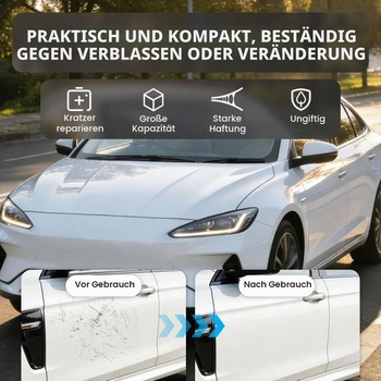 2 ks LB9A/B4 Candy White Lakovacie pero do auta kompatibilné s VW/Volkswagen 24ML