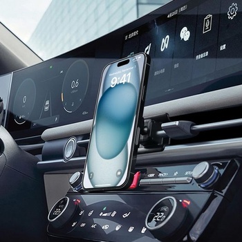 Držiak telefónu do auta KUNGKIC pre Hyundai Tucson 2025, otočný o 360 °, ABS (B)