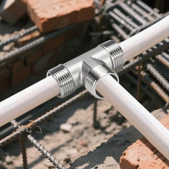 2 kusy nerezového T-kusu 3/4 palce, vnější závit G3/4
