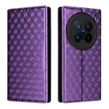 Puzdro COQUE pre telefón vivo X200 Pro 5G, trojrozmerná textúra (nárazuvzdorné), odklápací kryt,