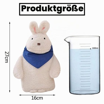 Termofor s krytom, prémiová 1l termofor, termofor s roztomilým zvieratkom, termofor do postele,