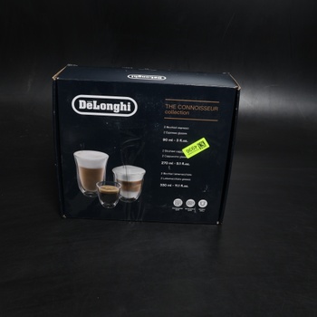 De'Longhi 5513296671 DLSC302 Termosklenice Delonghi Fancy Box, vyrobené ze skla, 1 litr, sada 6