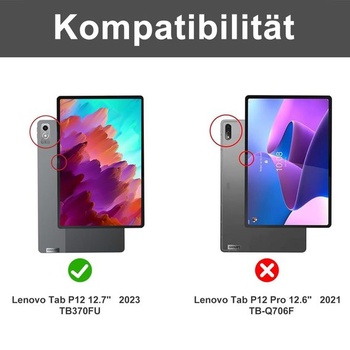 IVEOPPE pouzdro s klávesnicí pro Lenovo Tab P12 12,7