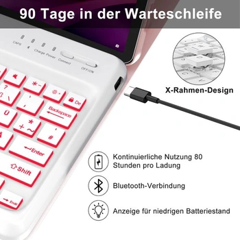 IVEOPPE púzdro s klávesnicou pre Lenovo Tab P12 12,7