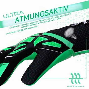 Brankárske rukavice BEAST RAGE pre deti, juniorov 3-10 rokov | Stabilný úchop s robustným latexom,