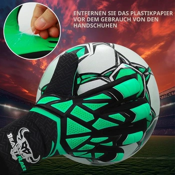 Brankárske rukavice BEAST RAGE pre deti, juniorov 3-10 rokov | Stabilný úchop s robustným latexom,