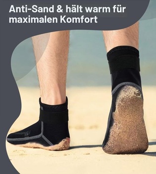 Neoprénové ponožky, pánske a dámske, 3mm neoprenové ponožky pre vodné športy, plávanie, kajakovanie,