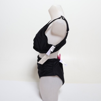 Dámske bikiny CUPSHE, vysoký pás XL čierne