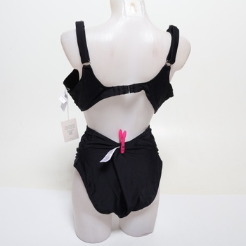 Dámske bikiny CUPSHE, vysoký pás XL čierne