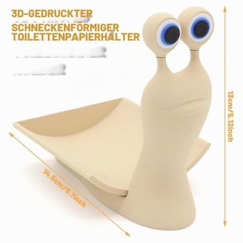 Držiak na toaletný papier, toaletný slimák, držiak na toaletný papier, vtipný držiak na toaletný papier