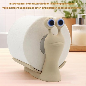 Držiak na toaletný papier, toaletný slimák, držiak na toaletný papier, vtipný držiak na toaletný papier