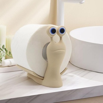 Držiak na toaletný papier, toaletný slimák, držiak na toaletný papier, vtipný držiak na toaletný papier
