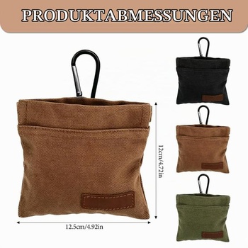 Vrecká na psie maškrty - 3 kusy - čierna, zelená a khaki