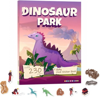 Kreatívna sada stickerbuch dinosaurier