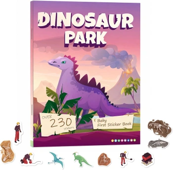 Kreatívna sada stickerbuch dinosaurier