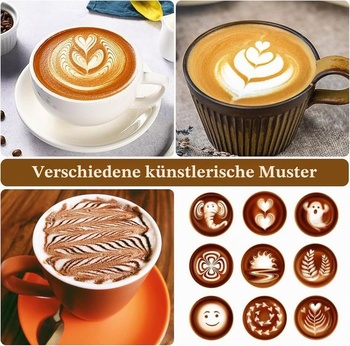 Džbán na mlieko 600ml/20OZ, džbán na mlieko s odmerkou a perom na latte art, nerezový džbán na