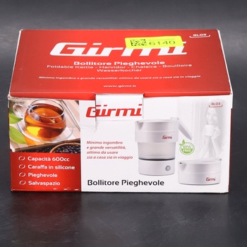Skladacia kanvica Girmi BL03 biela