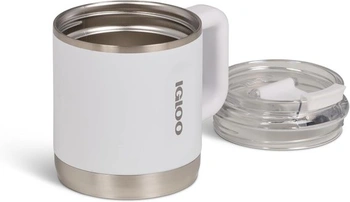 IGLOO hrnek na kávu – Izolovaný termohrnek z nerezové oceli, 430 ml – Nepropustný, dvoustěnný,