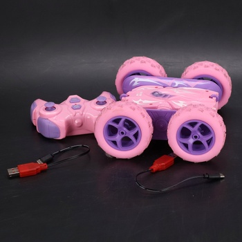 HappyGoLucky auto na diaľkové ovládanie pre vek 3-8 rokov, otočné RC auto o 360 °, detská vonkajšia
