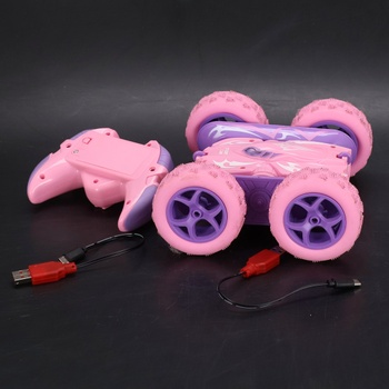 HappyGoLucky auto na diaľkové ovládanie pre vek 3-8 rokov, otočné RC auto o 360 °, detská vonkajšia