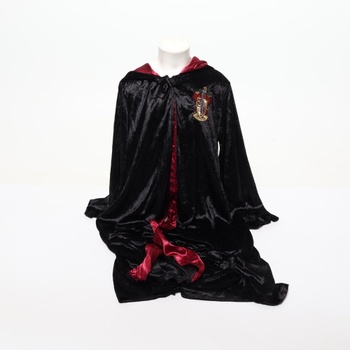 Rubies Oficiálny plášť Harry Potter Chrabromil Deluxe pre deti – plášť s kapucňou, erbom a saténovou