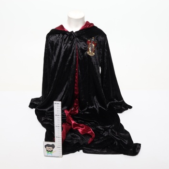 Rubies Oficiálny plášť Harry Potter Chrabromil Deluxe pre deti – plášť s kapucňou, erbom a saténovou
